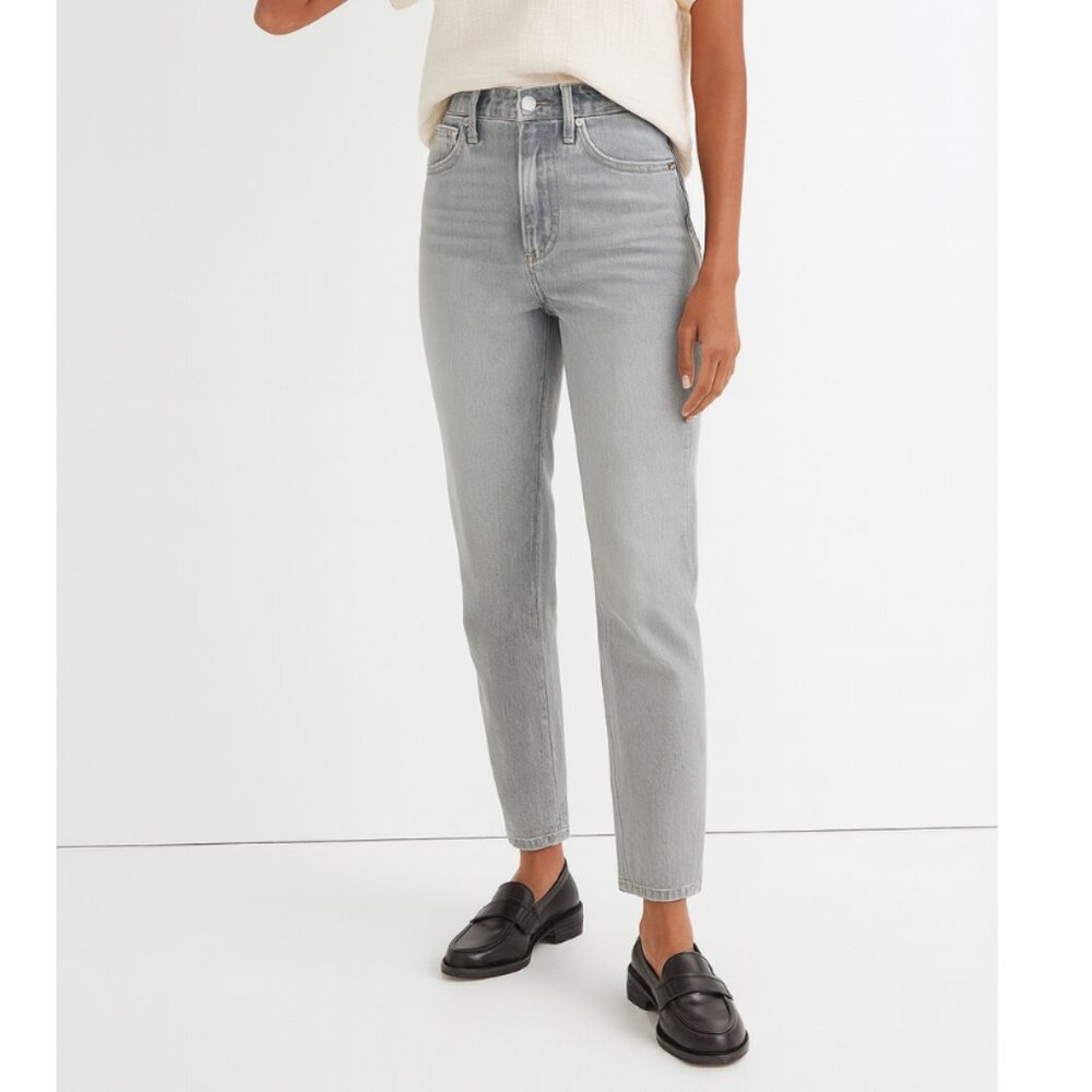 Madewell Perfect Vintage Straight Jeans Vervain Wash Women's Size 24‎ High Rise